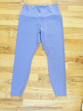 Nike Zenvy Gentle Support High Waisted Leggings 7/8- size Lg Indigo